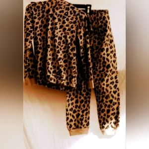 Toddler girl leopard print outfit